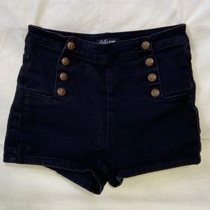 Cello high waisted sailor short shorts